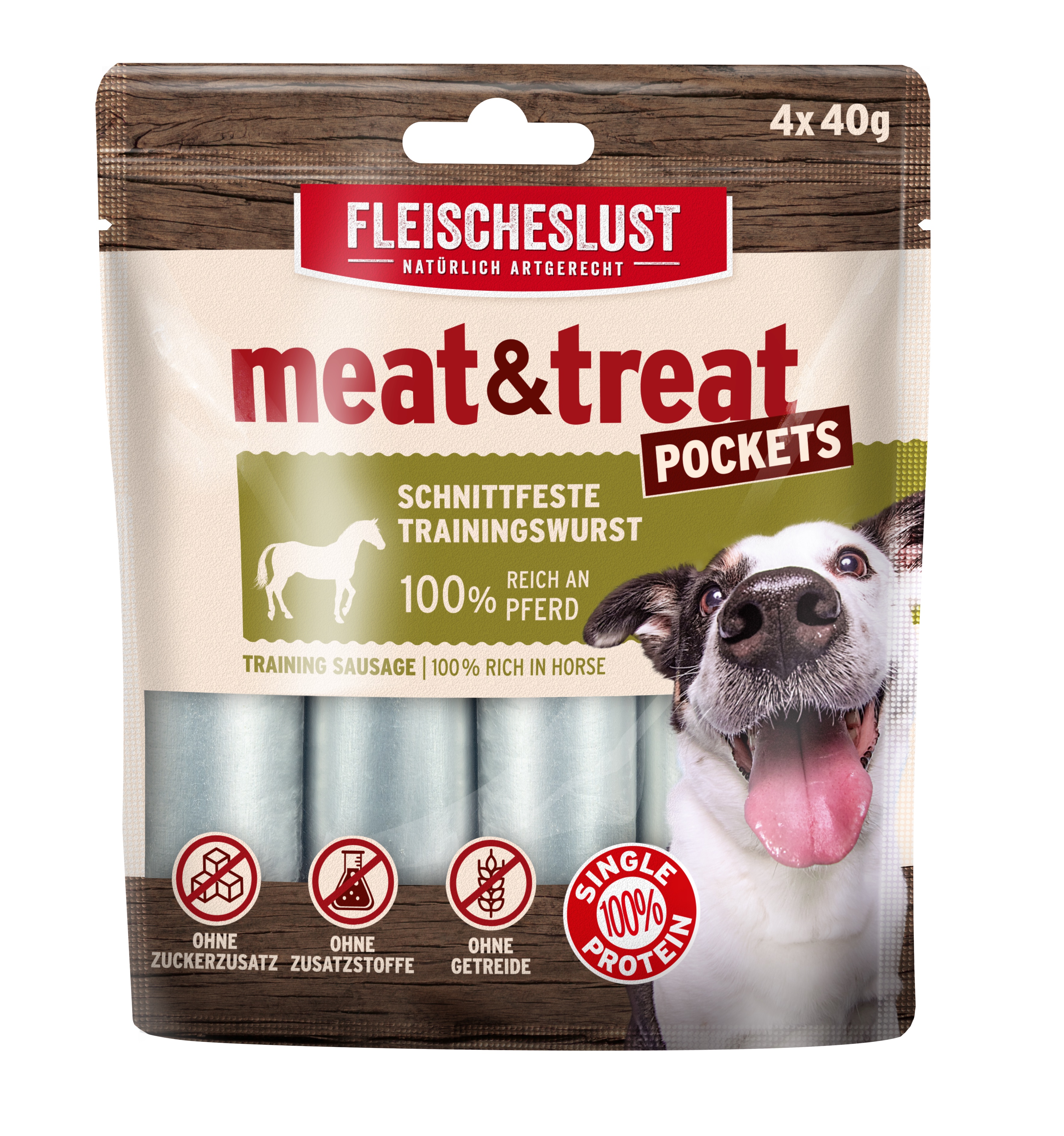 Fleischeslust Meat & Treat Pockets 4x40g