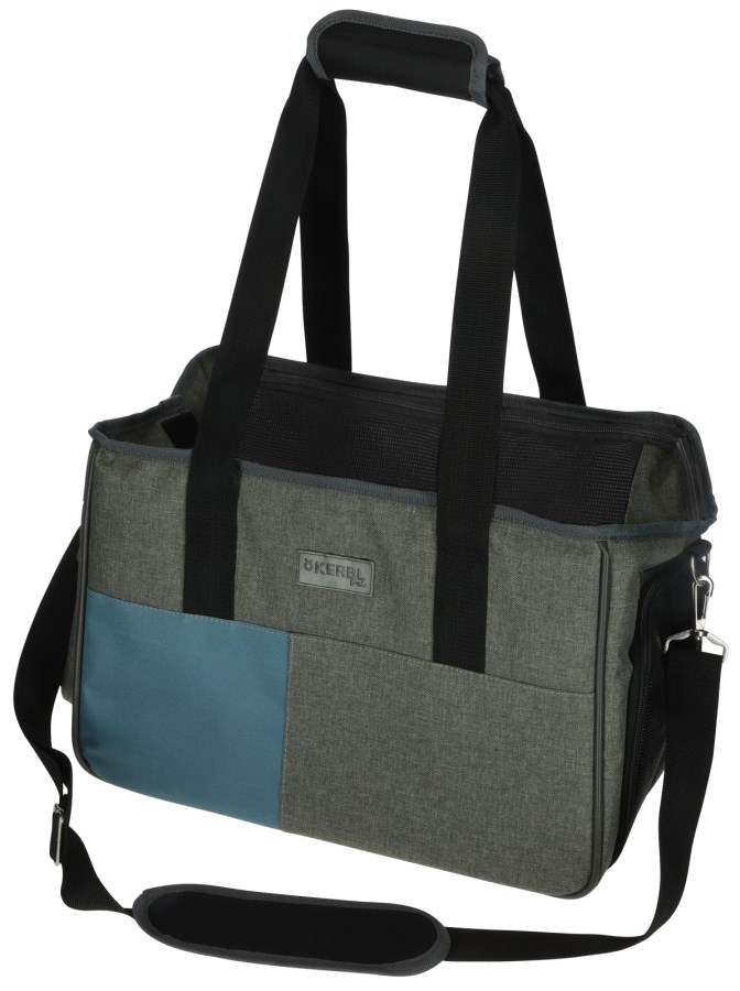Kerbl Tragetasche Vacation 40x20x27cm grau/blau