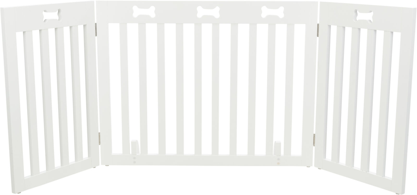 Trixie Absperrgitter, MDF, 3-teilig 82-124 × 61 cm, weiß