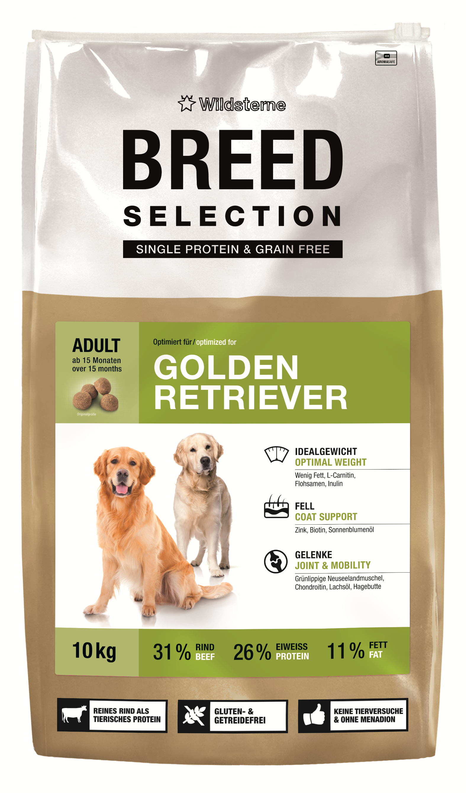 Wildsterne BreedSelection Golden Retriever 10kg