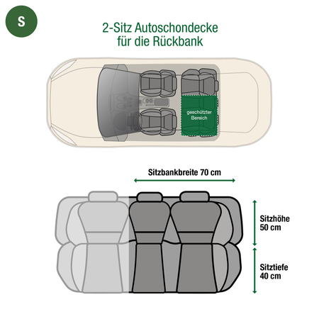 Doctor Bark 2-Sitz Autodecke