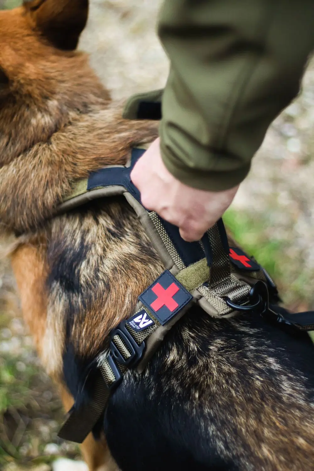 Non-stop dogwear Line Harness WD olive