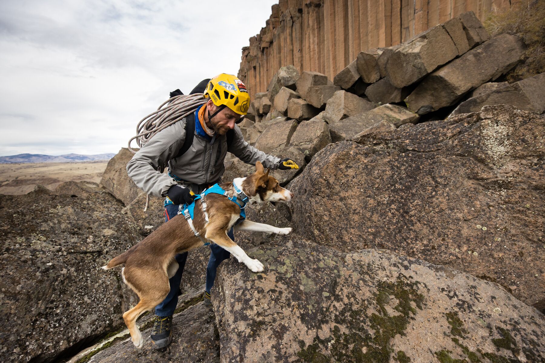 RuffWear Flagline™ Harness Blue Dusk