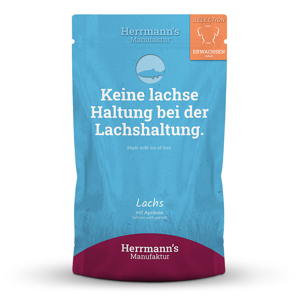 Herrmann's Selection Adult Lachs mit Aprikose