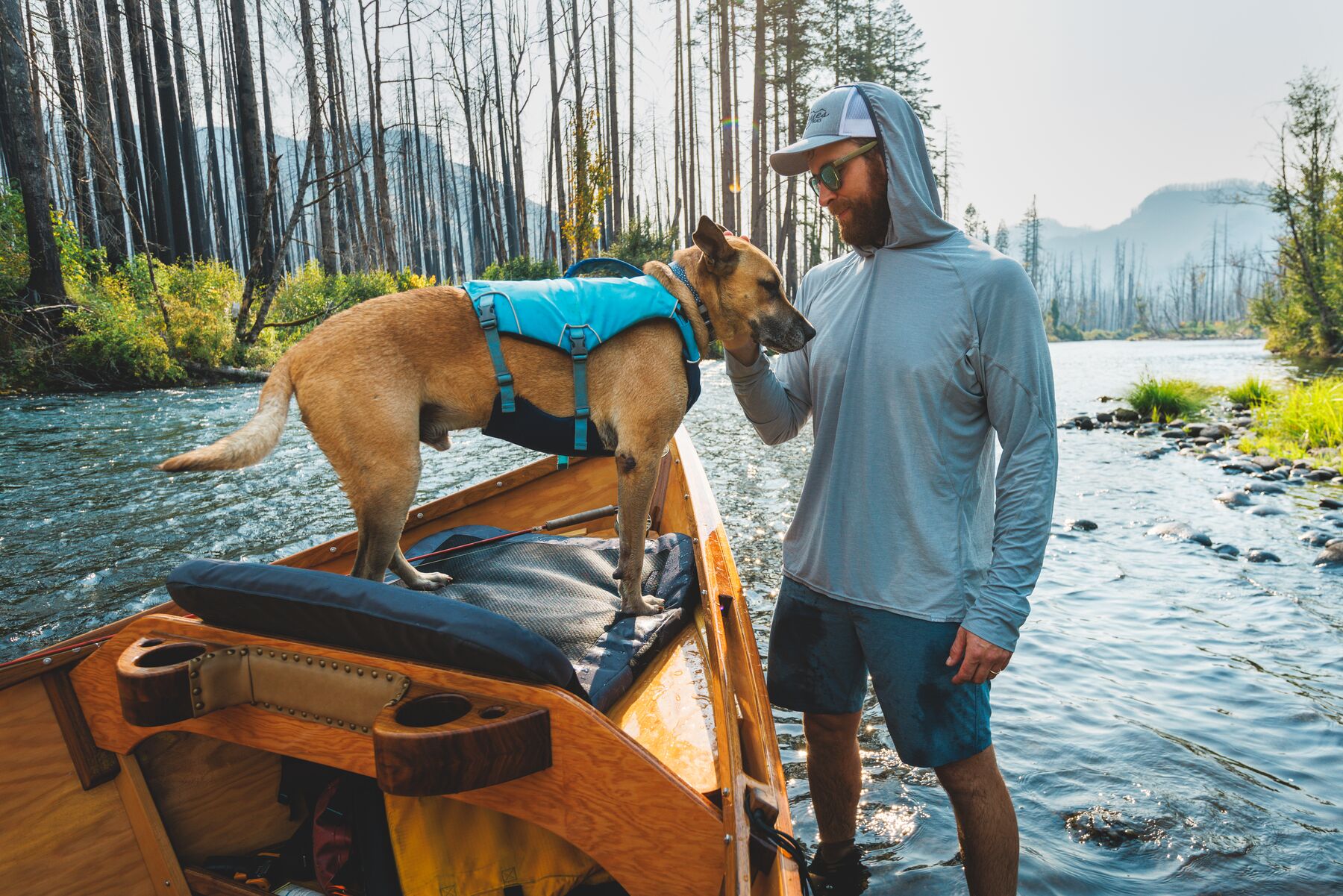 Ruffwear Confluence™ Support Jacket Biolumin Blue Ruffwear Confluence™ Support Jacket Biolumin Blue