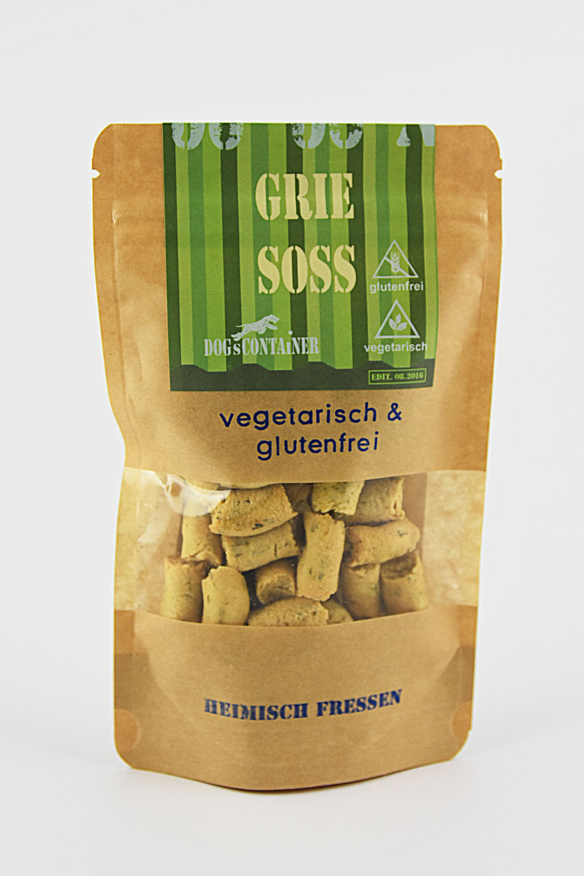 DogsContainer Grie Soss vegetarisch, getreidefrei 65g