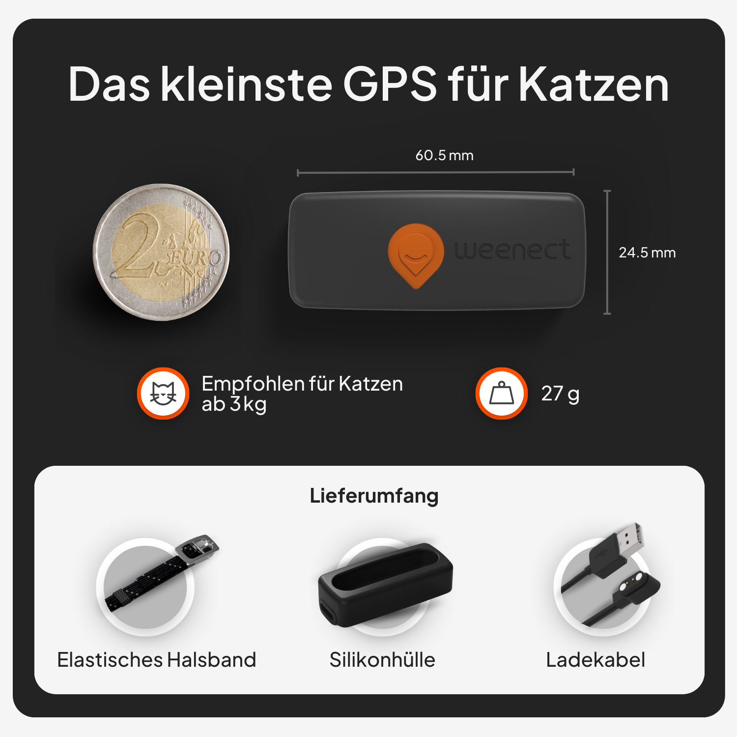 Weenect GPS-Tracker XS Cats