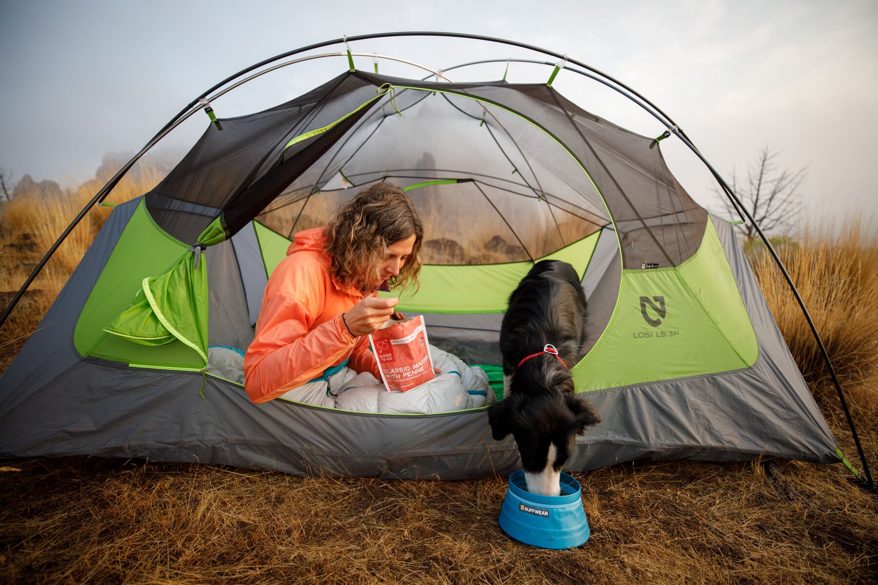 Ruffwear Bivy Bowl Blue Spring M