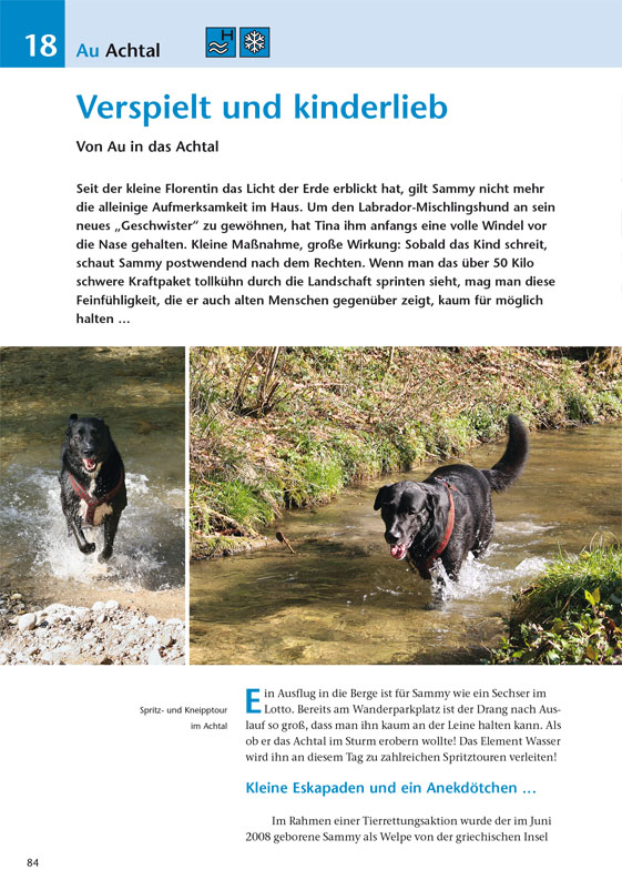 FrischluftVerlag - Die schönsten Wanderungen mit Hunden in Oberbayern [M. Reimer und K. Baur]