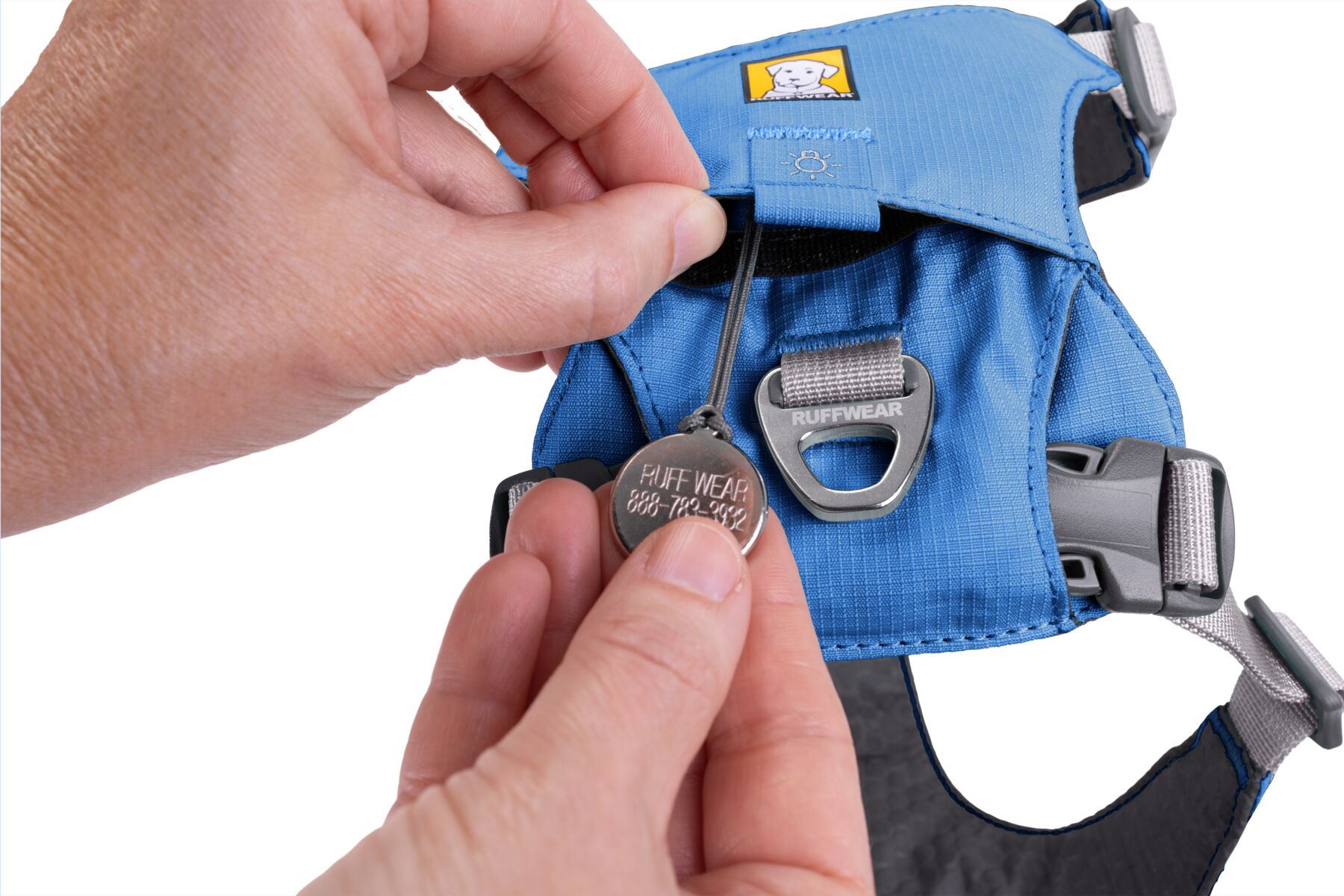 RuffWear Hi & Light™ Harness Blue Dusk RuffWear Hi & Light™ Harness Blue Dusk