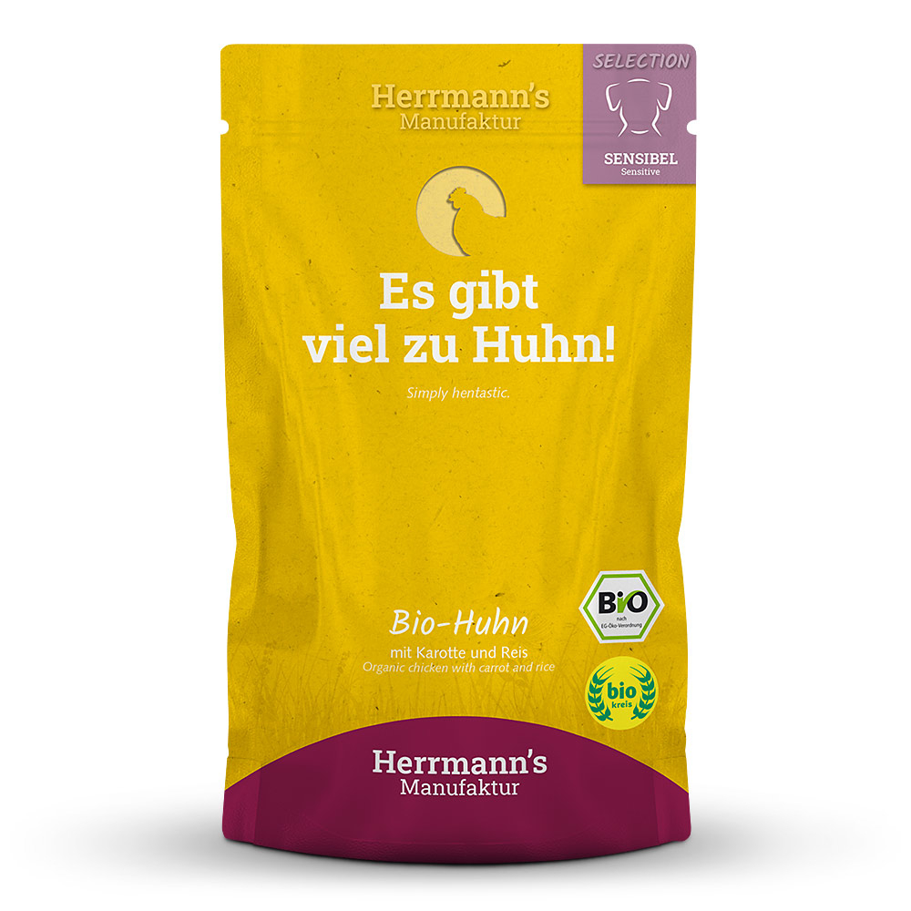 Herrmann's Selection Sensibel Bio Huhn mit Karotte