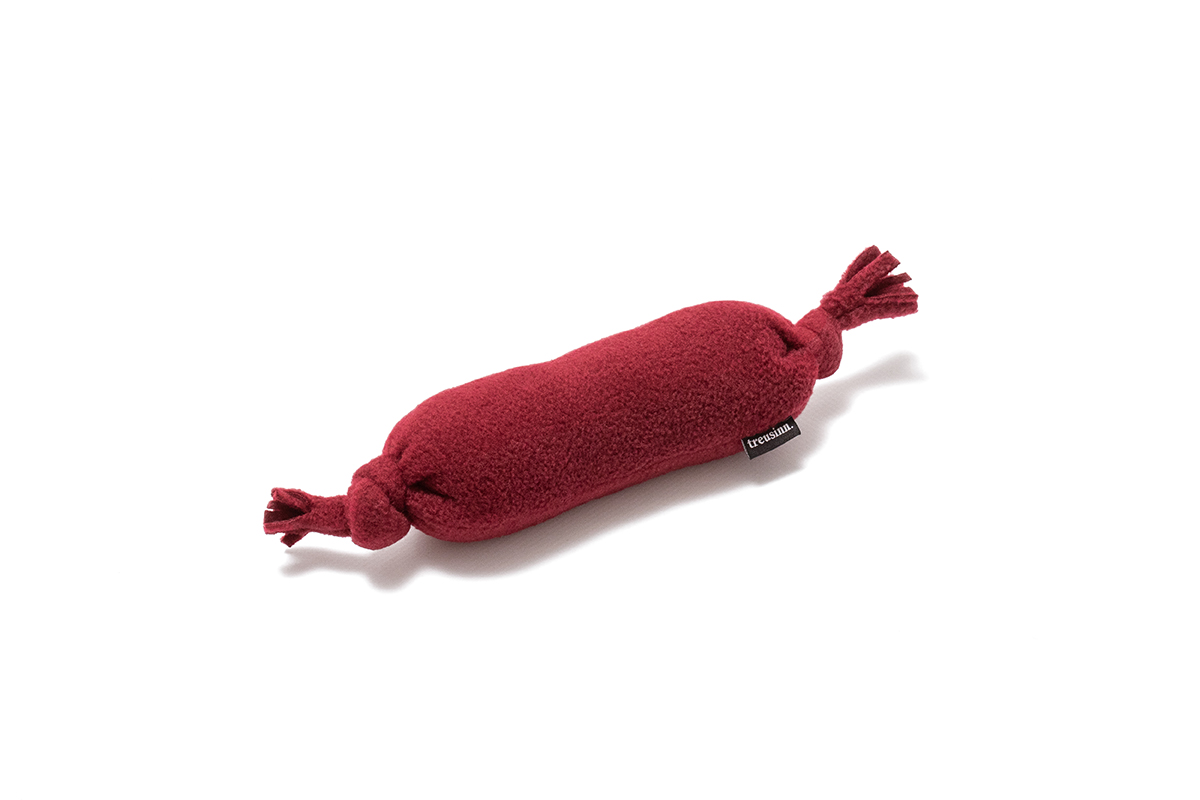 Treusinn Kuschelwurst PELLE bordeaux