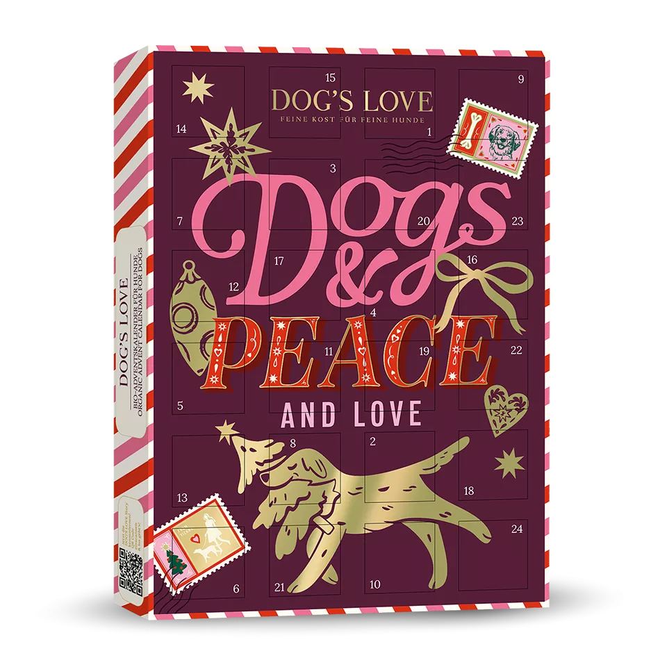 Dog's Love Bio Adventskalender für Hunde 2025 168g