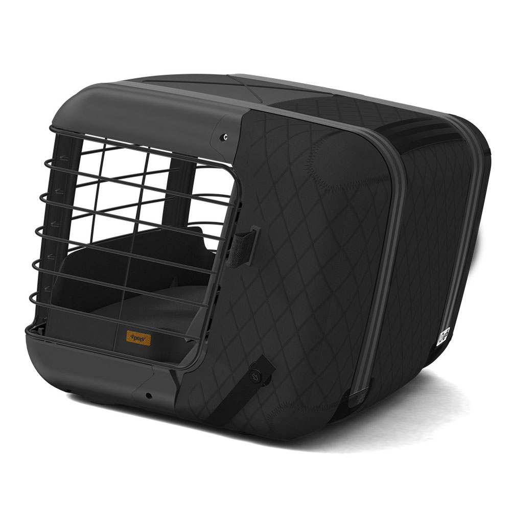 4Pets Dog Caree Transportbox Black Series