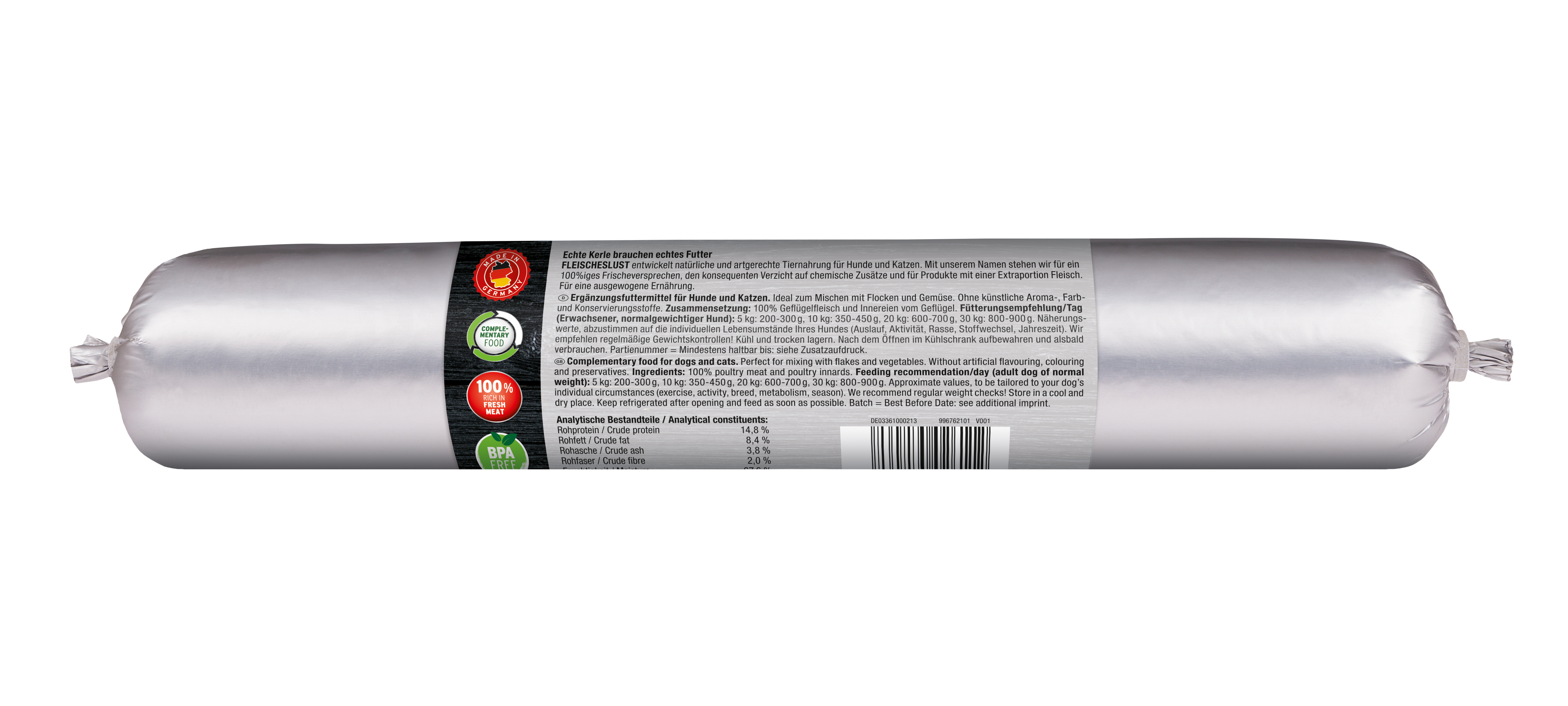 Steakhouse Reinfleischwurst 600g