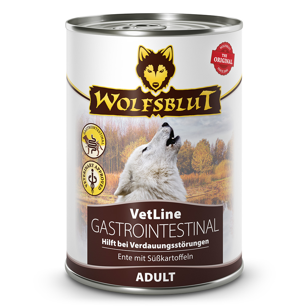 Wolfsblut VetLine Gastrointestinal - Ente mit Süßkartoffel 395g