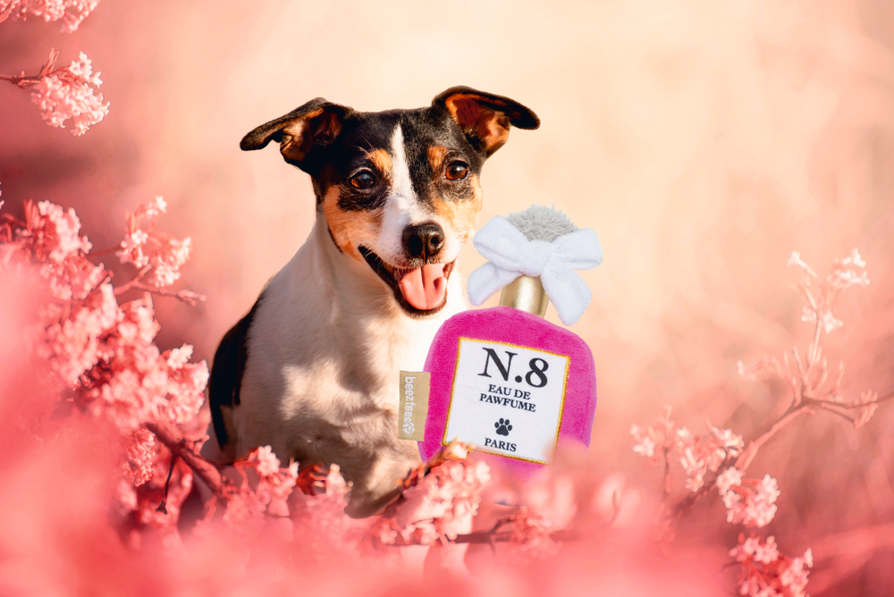 Beeztees Hundespielzeug Valentinstag Liebesparfüm