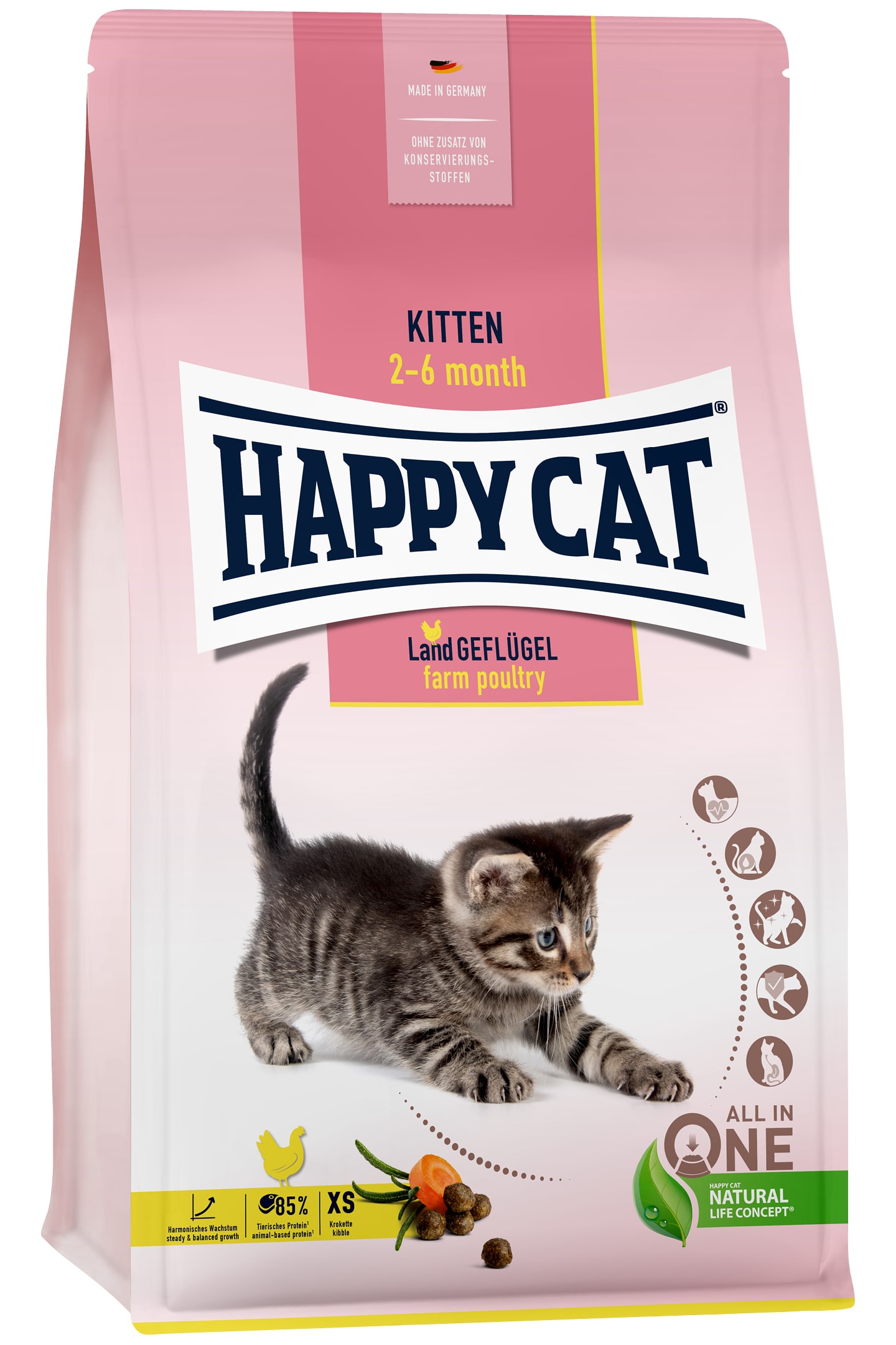Happy Cat Supreme Young Kitten LandGeflügel