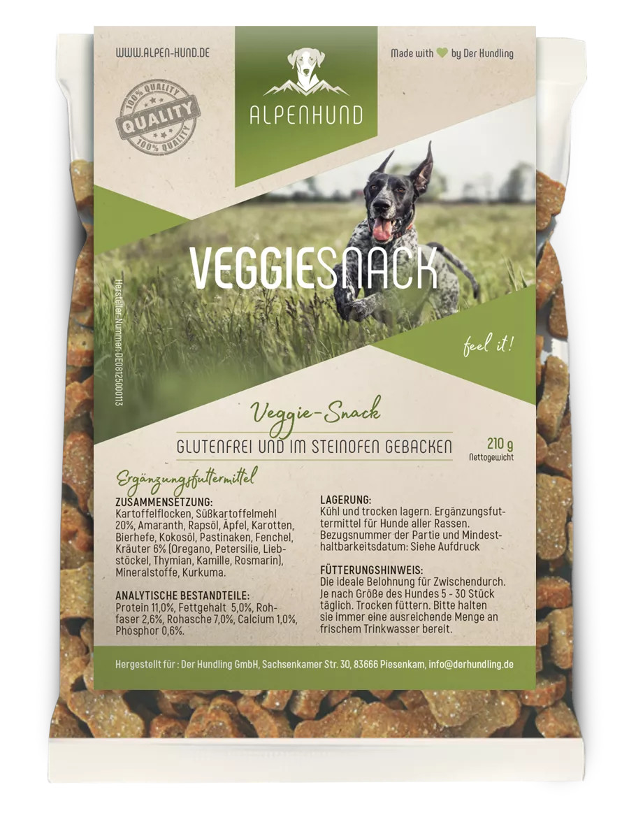 AlpenHund VeggieSnack 210g