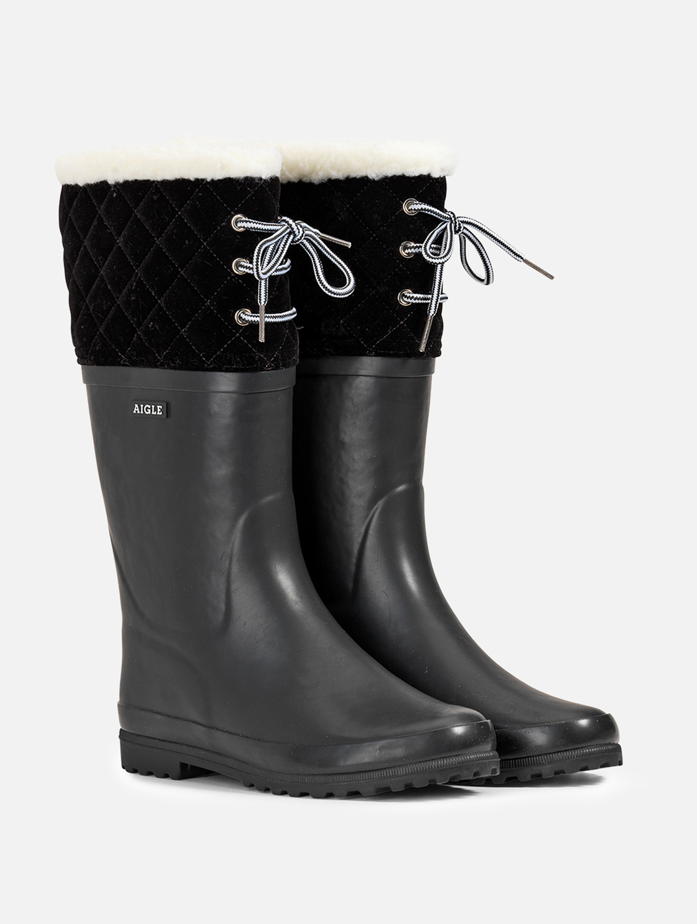 Aigle Damenstiefel Polka Giboulee New Noir