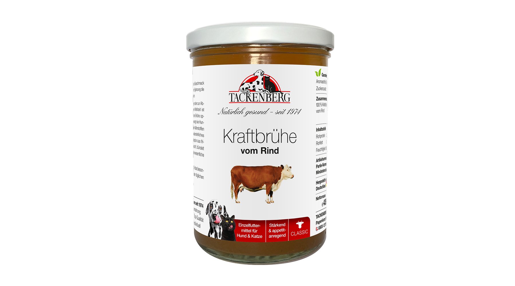 Tackenberg Kraftbrühe vom Rind 485ml