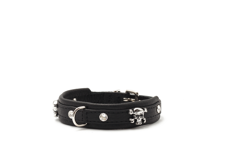Maul Halsband Mini Totenkopf