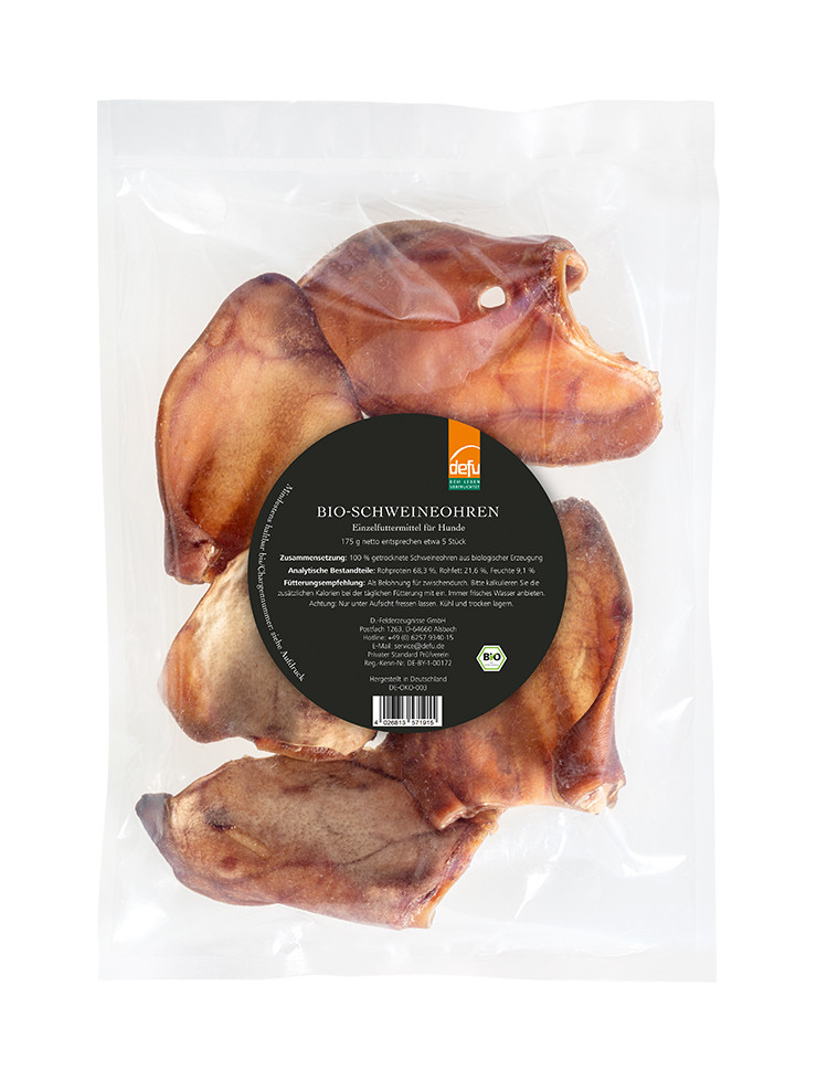 Defu Hund Schweineohren 175g