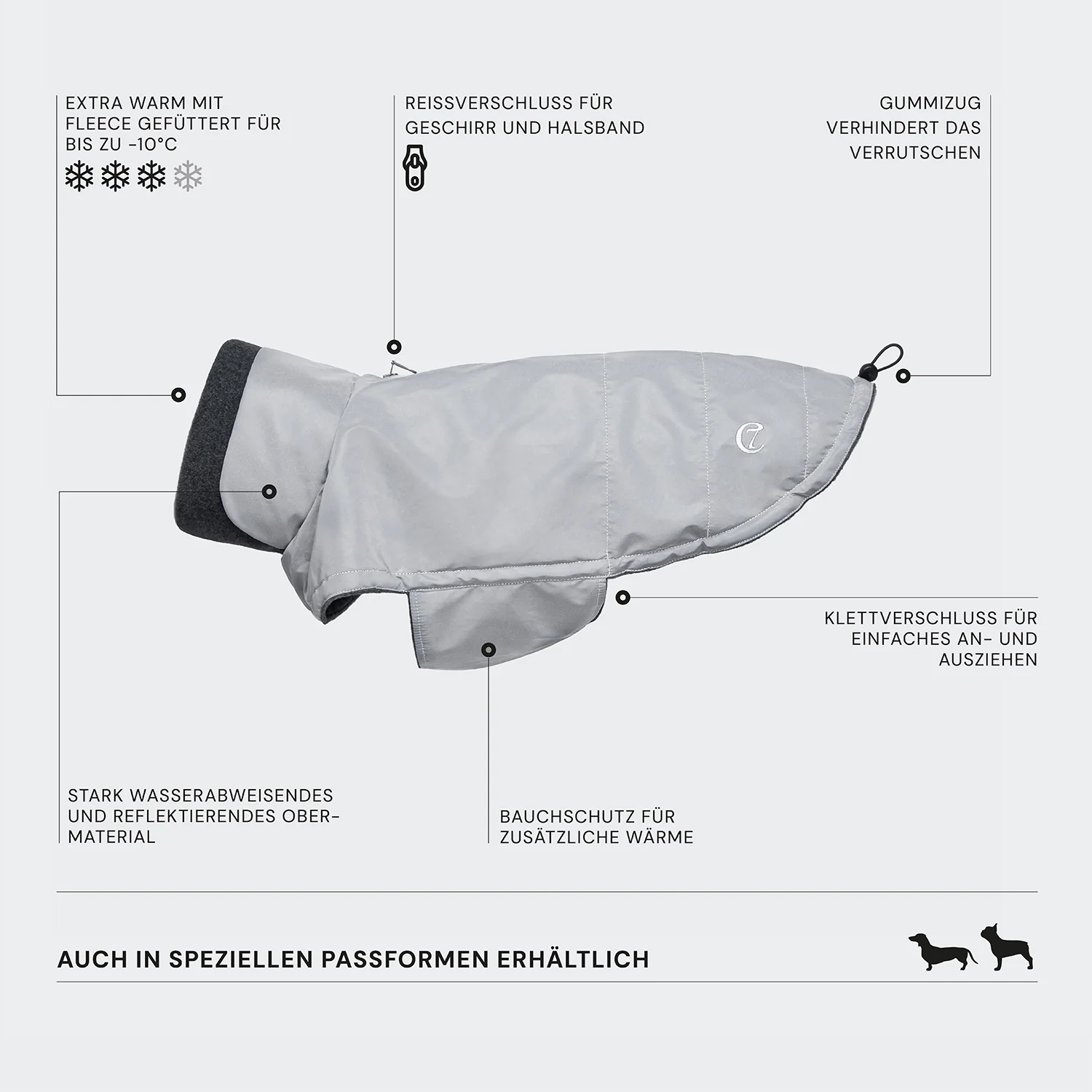 Cloud7 Hundemantel Brooklyn reflective