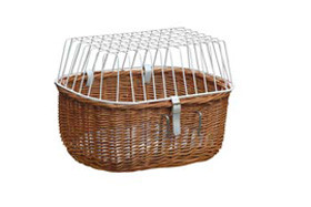Aumüller Fahrradkorb Lenkermontage 50x34x18/40cm gesottene Weide