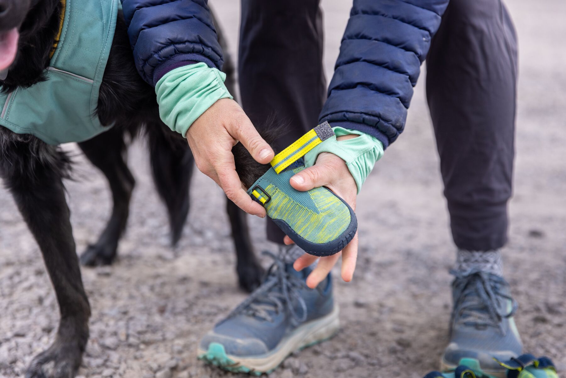 RuffWear Hi & Light™ Trail Shoes - set of 2 - River Rock Green