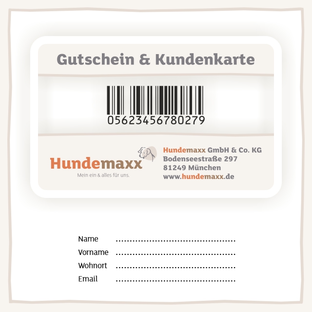 Gutscheinkarte