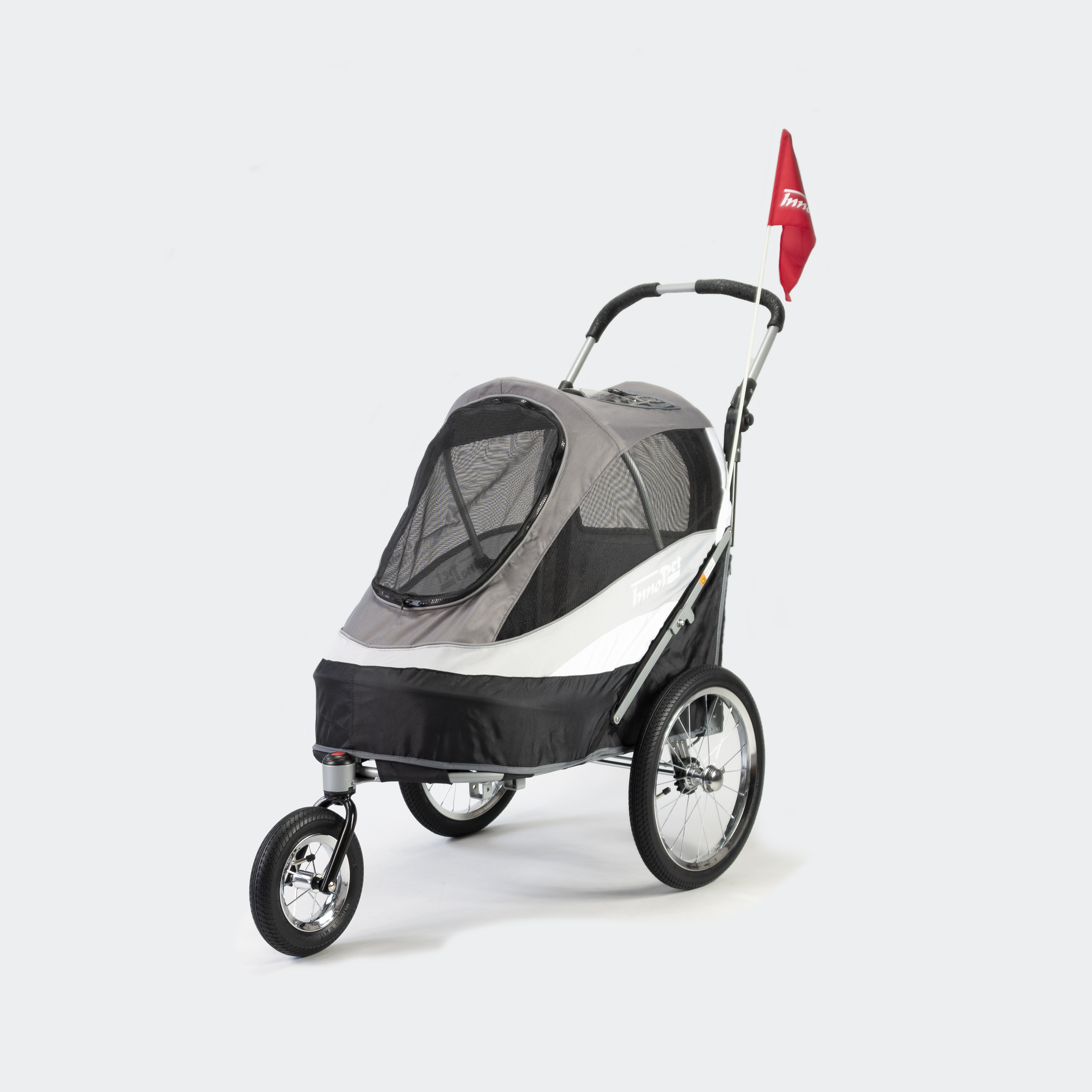 InnoPet Sporty Trailer schwarz/silbergrau