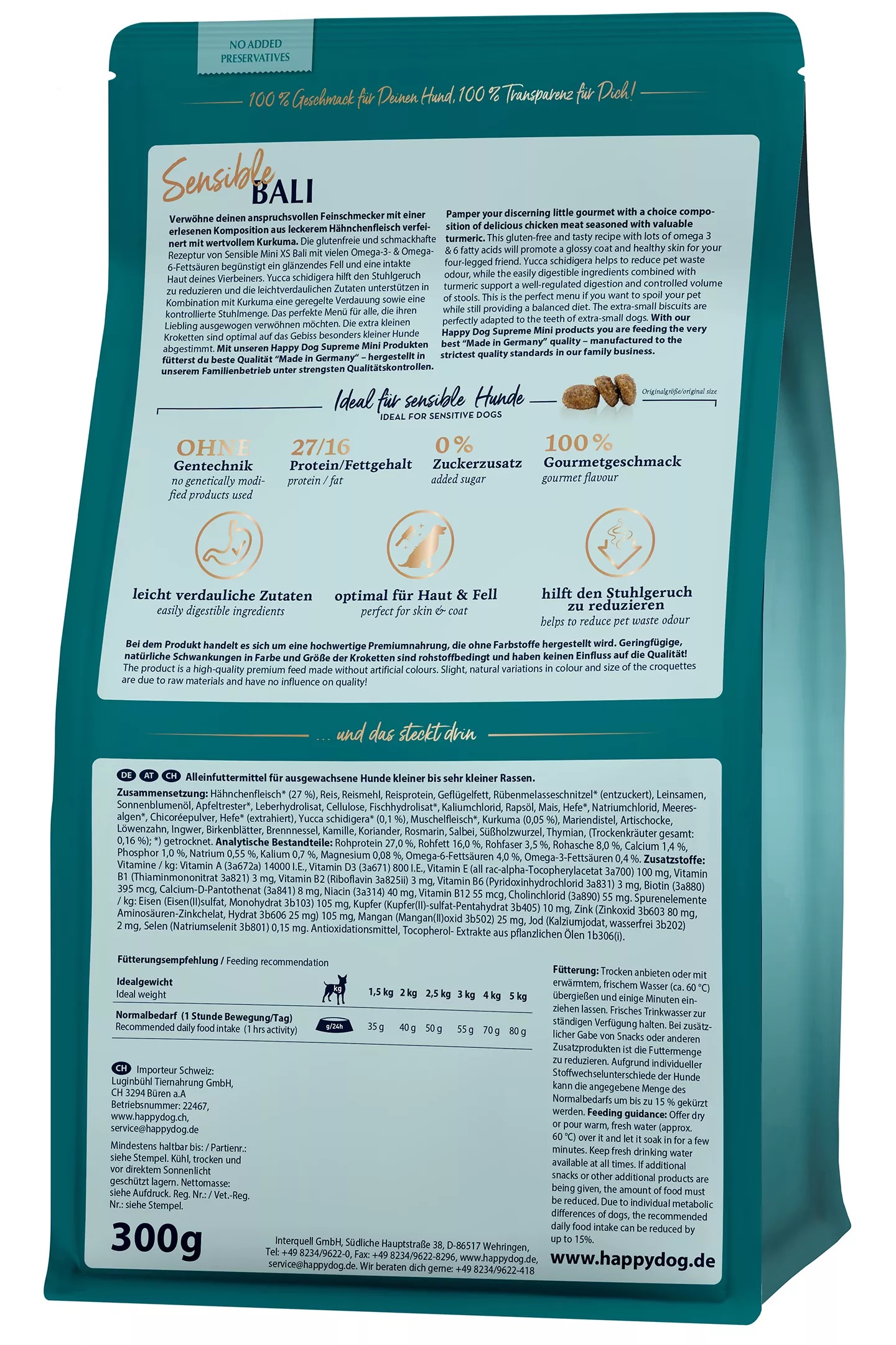 Happy Dog Supreme Mini XS Bali