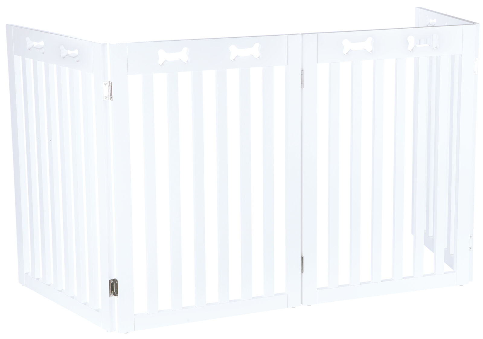 Trixie Absperrgitter, MDF, 4-teilig 60-160 × 75 cm, weiß Trixie Absperrgitter, MDF, 4-teilig 60-160 × 75 cm, weiß