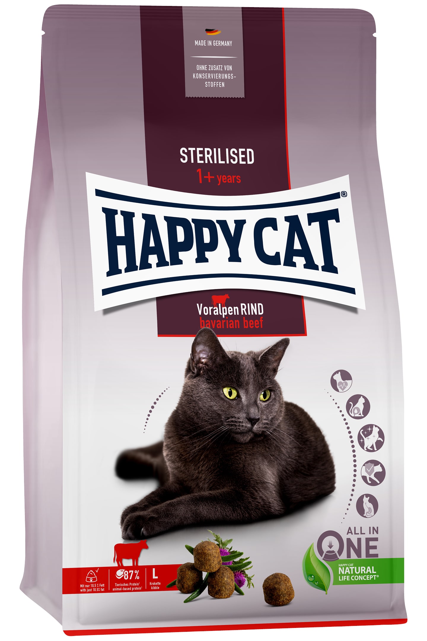 Happy Cat Supreme Adult Sterilised VoralpenRind