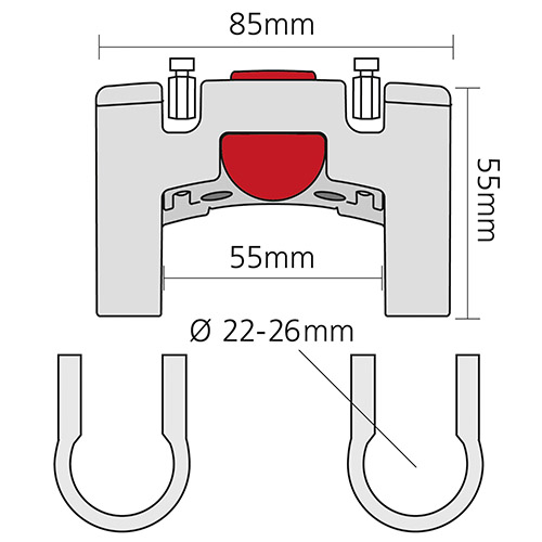 KlickFix Lenkeradapter