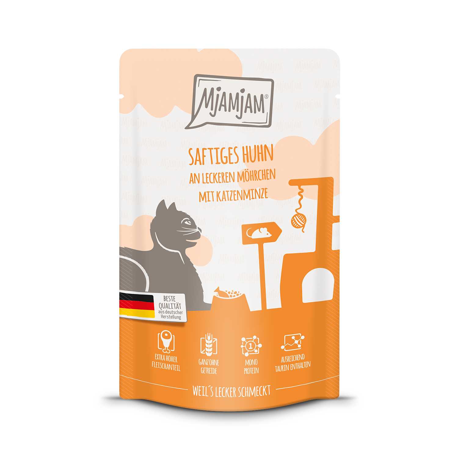 Mjamjam Katze Mahlzeit - Pouchie