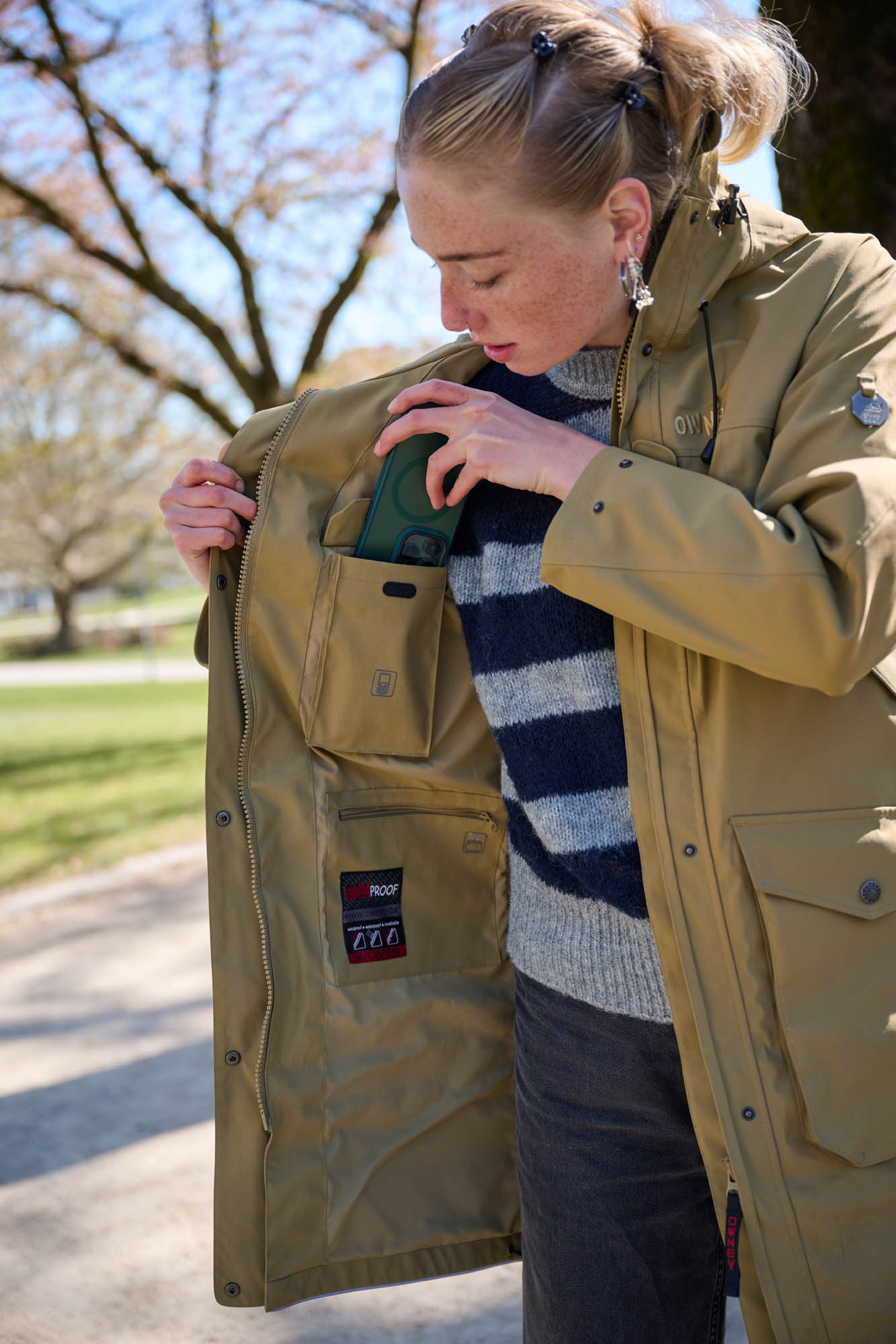 Owney Sajama Parka olive