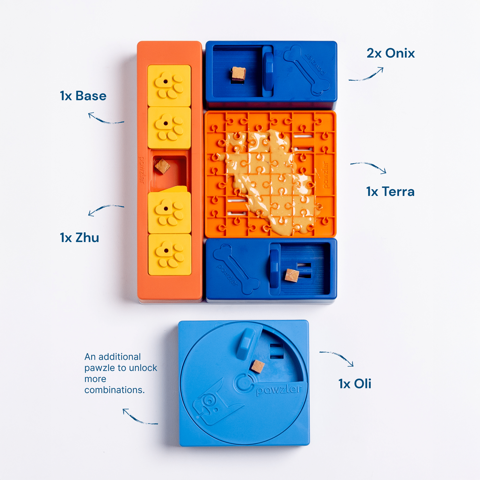 Pawzler interaktives Hundepuzzle - Beginner set - Level 1-2