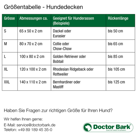 Doctor Bark Steppdecke