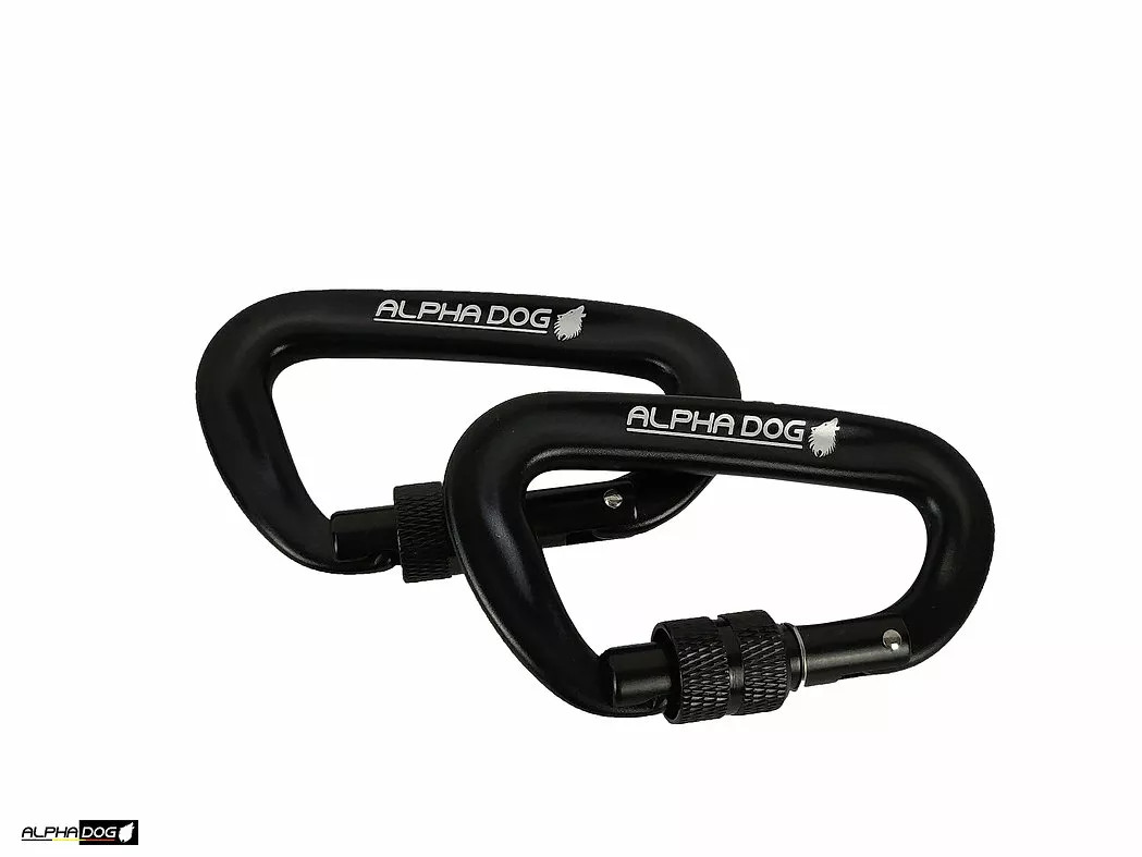 Alphadogsport Karabiner 12kn schwarz