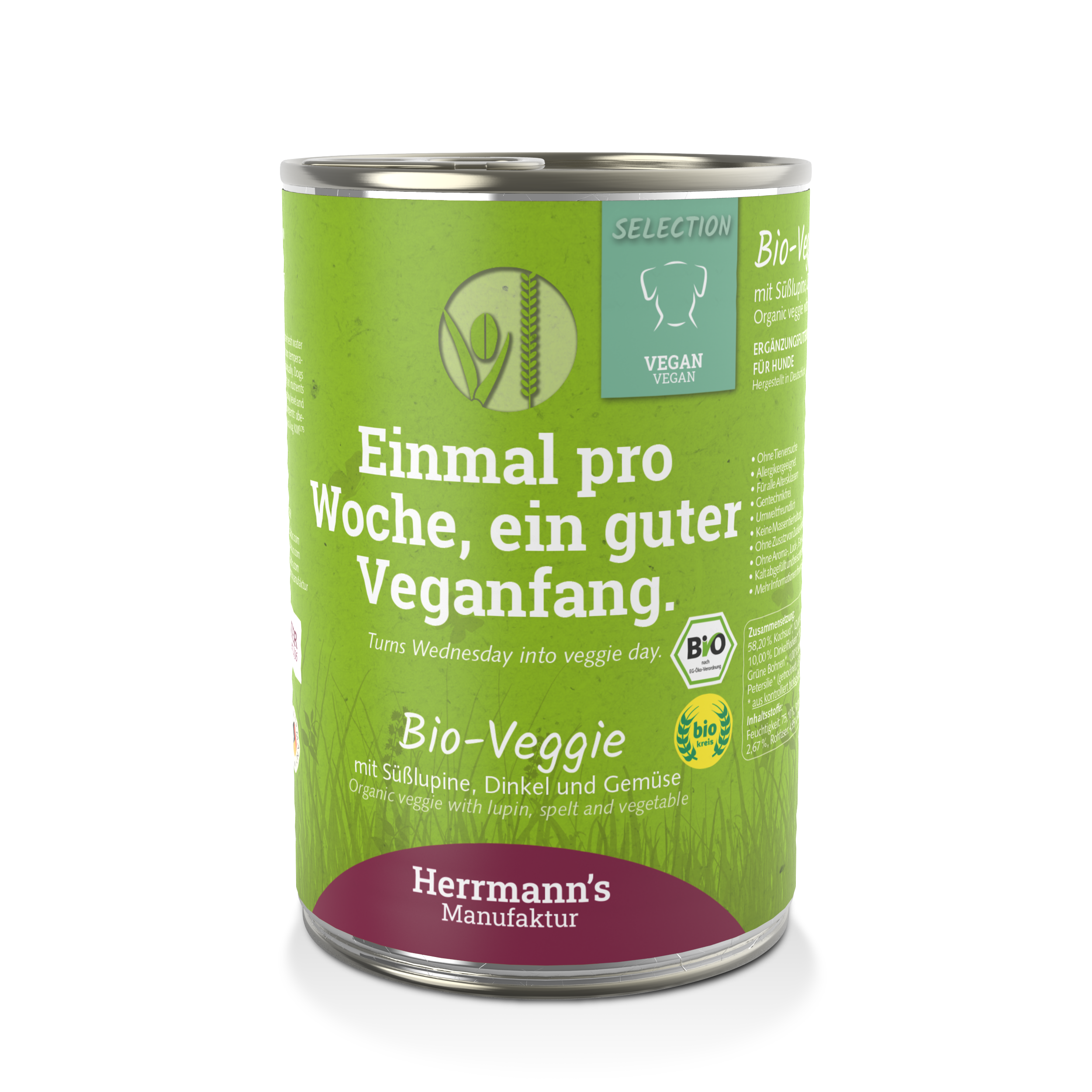 Herrmann's Selection Vegan Bio Veggie mit weißer Süßlupine 400g