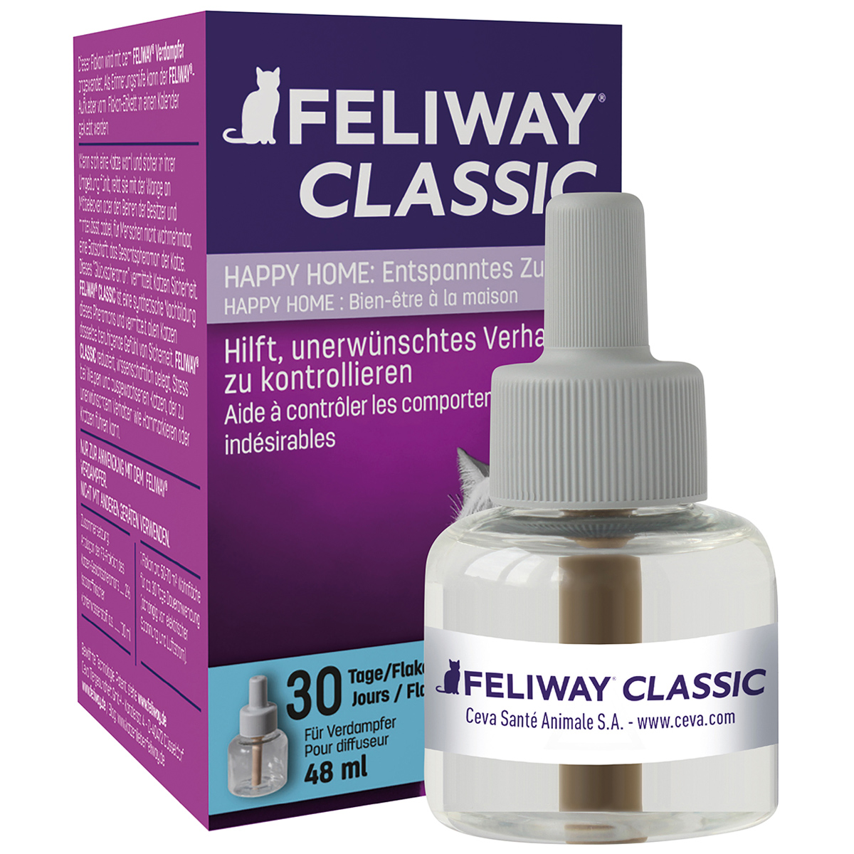 Ceva Cat Feliway Classic 1 Monats-Nachfüller 48ml