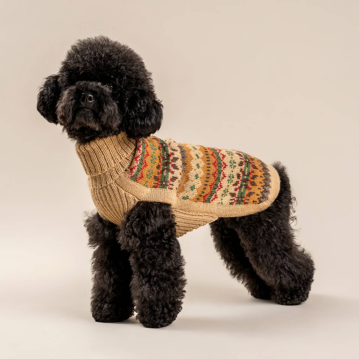 Alqo Wasi Hunde-Pullover Fair Isle Finn