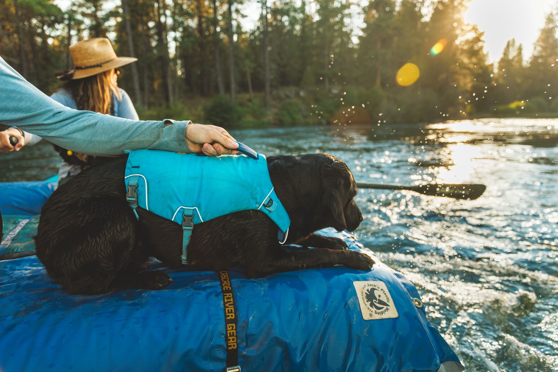Ruffwear Confluence™ Support Jacket Biolumin Blue Ruffwear Confluence™ Support Jacket Biolumin Blue
