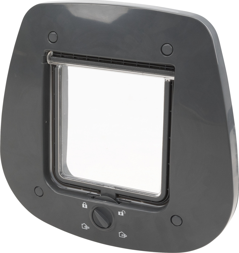 Trixie 4-Wege Freilauftür für Glastüren 27x26cm