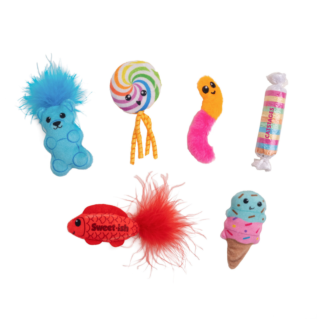 Catstages Frisky Cat Toys Kitty Sweet Treats 6-Pack