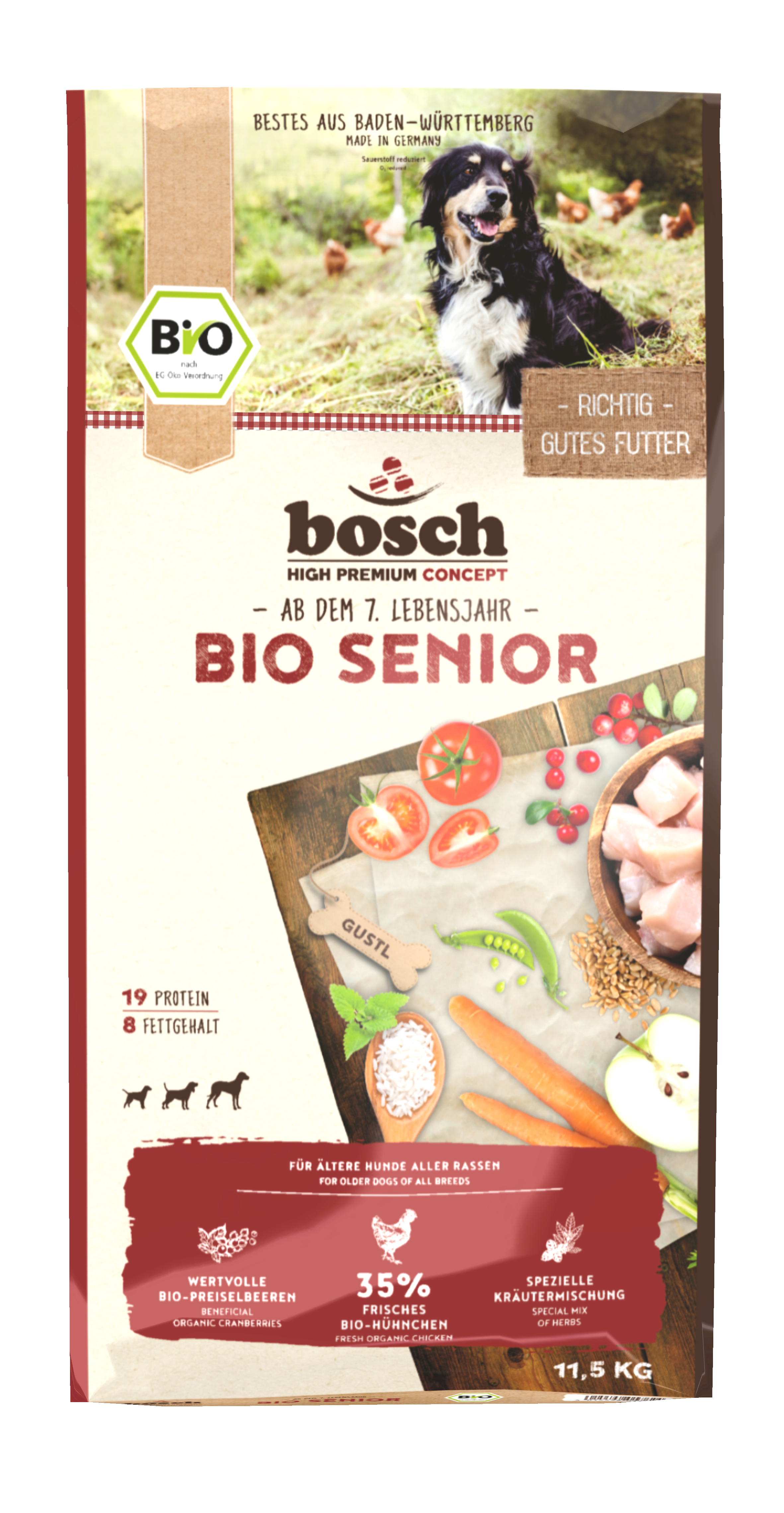 Bosch Bio Senior Hühnchen+Preiselbeere