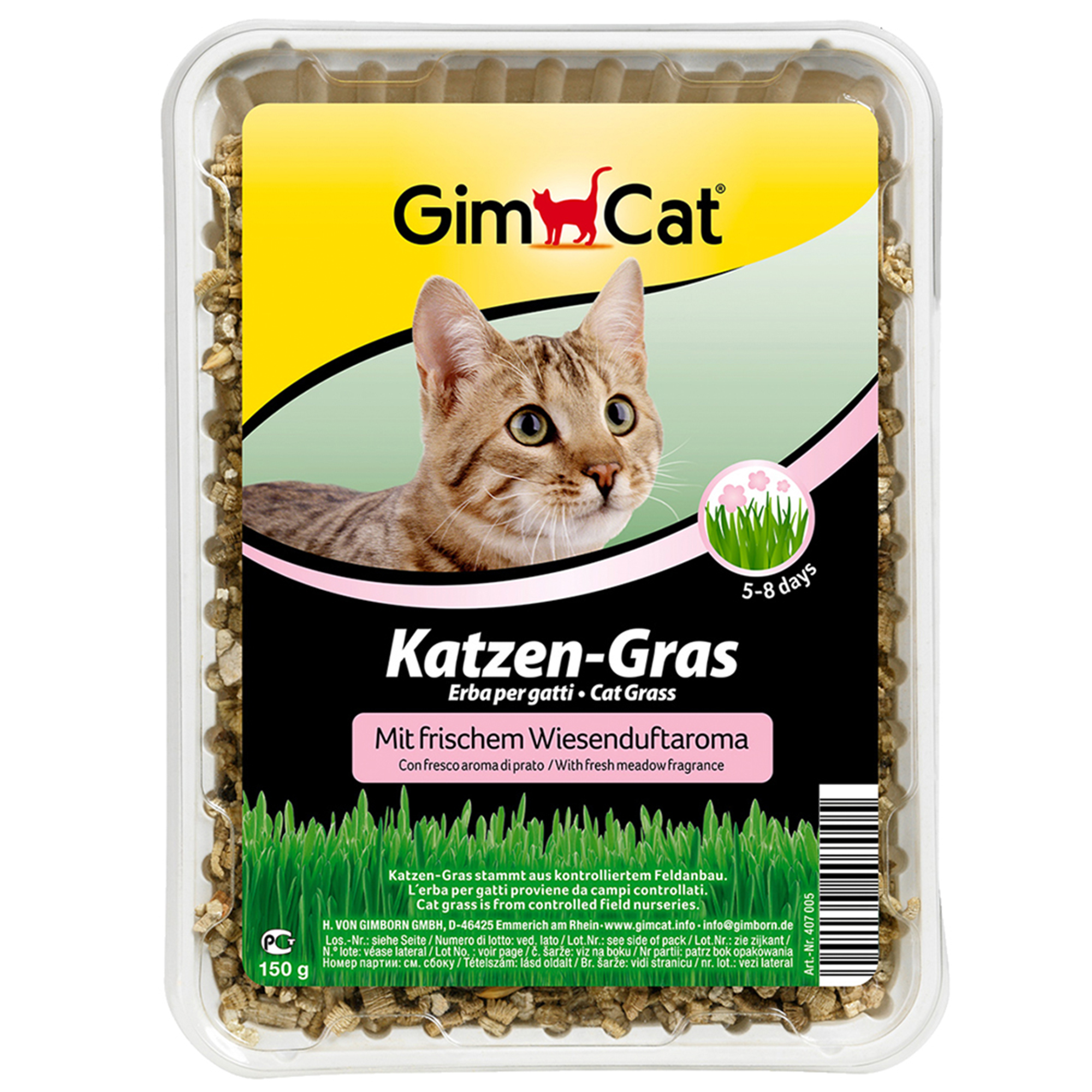 GimCat Katzen-Gras mit Wiesenduft 150g