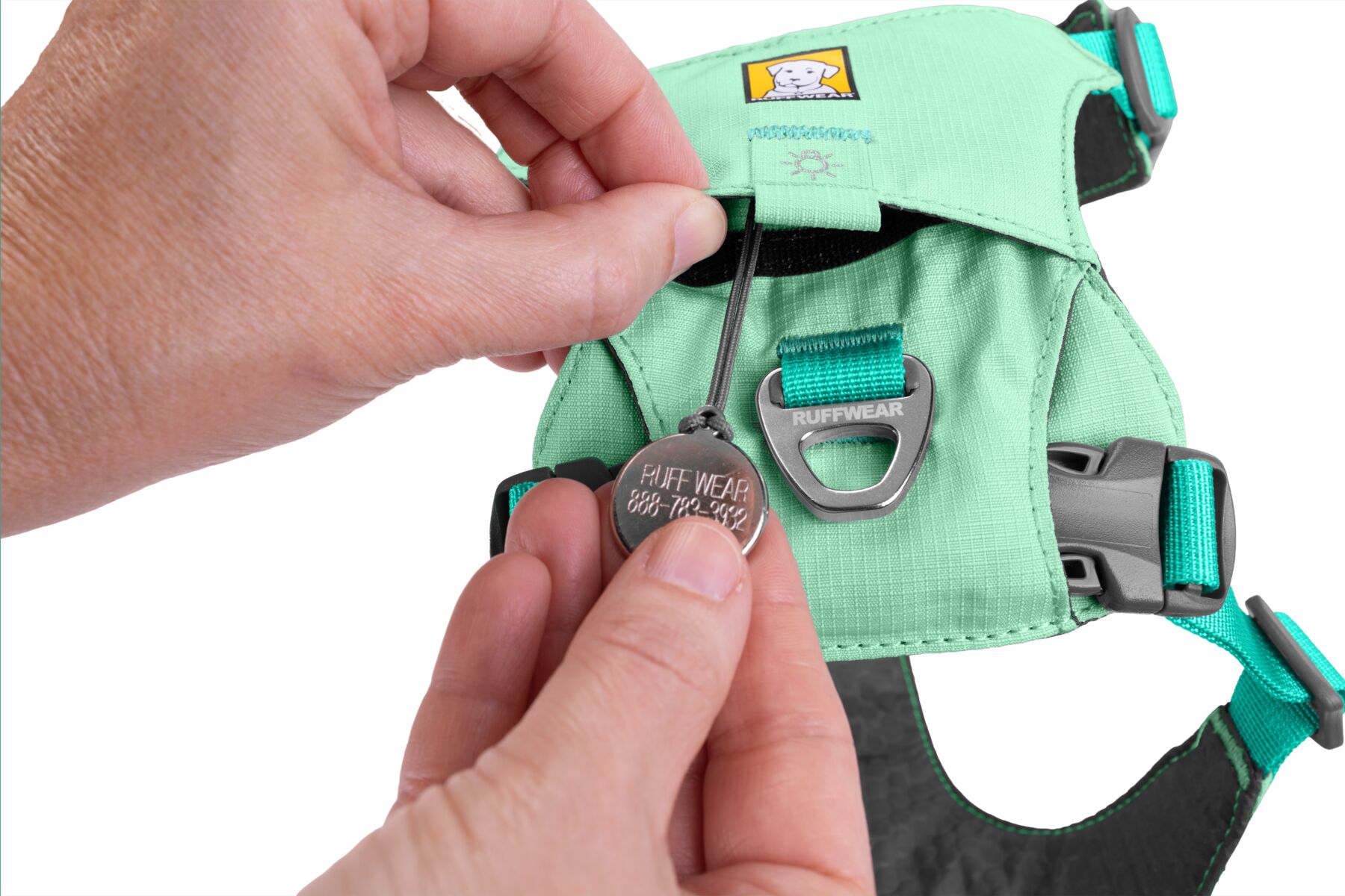 RuffWear Hi & Light™ Harness Sage Green